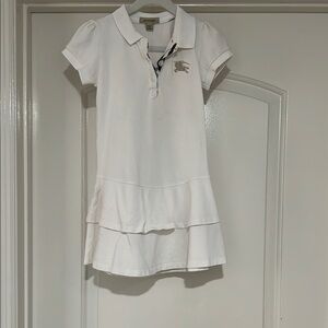 White Polo Dress with Logo